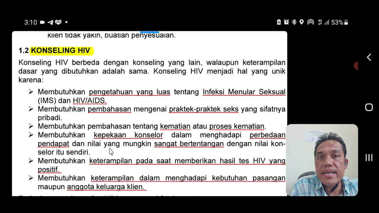 KONSELING (HIV/AIDS) - Skills Lab - YouTube