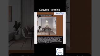 Louver Panels used to beautify all Interior walls and Ceiling.louvers wallpanel interior