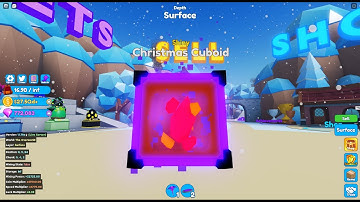 I made a SHINY Christmas Cuboid in Mining Simulator 2 (Advent Calendar update)