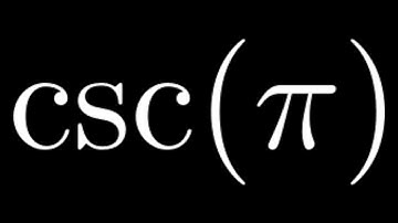 Compute csc(pi)