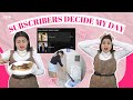 Subscribers decide my day ft inishutiwari  day in my life challenge  passor fail nykaa