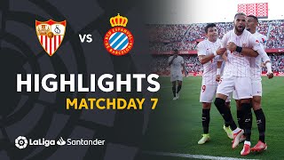 Sevilla vs Espanyol (2-0) - YouTube