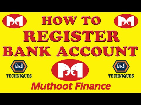 how to register bank account in muthoot finance online muthoot finance bank link