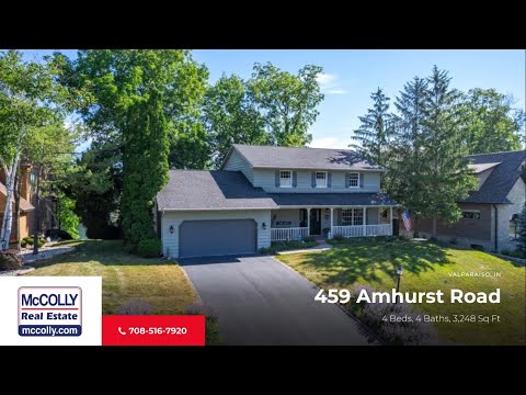 459 Amhurst Road, Valparaiso, IN home video tour