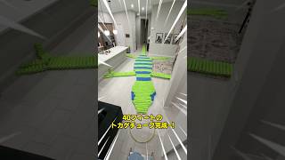 マンション4階ほどの巨大チューブ作り