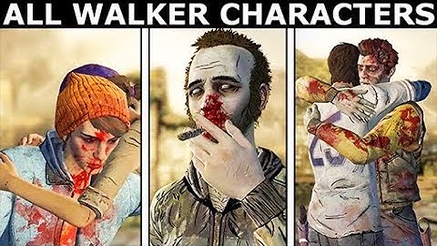 All Turned & Walker Characters Animations - The Walking Dead: The Telltale Definitive Series