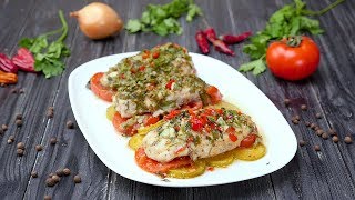 Куриные грудки, запеченные с овощами - Рецепты от Со Вкусом Куриные грудки, запеченные с овощами - Рецепты от Со Вкусом