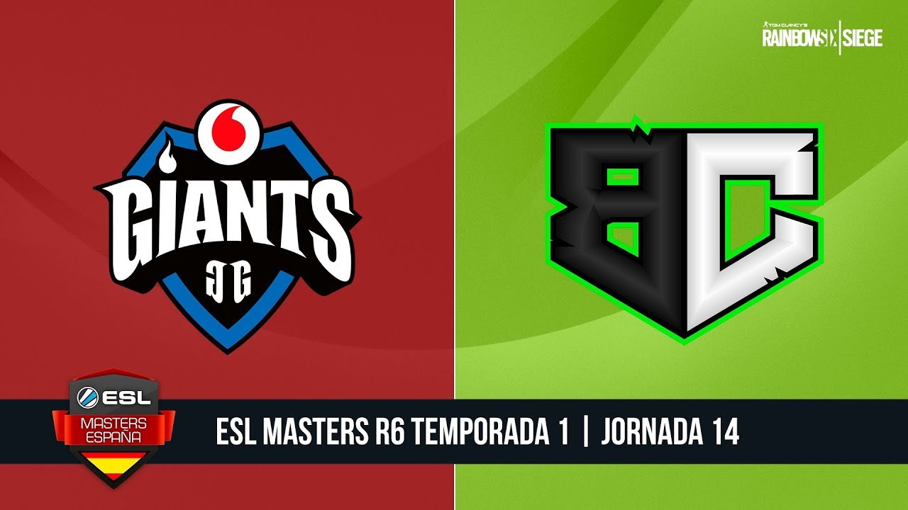 R6 - Vodafone Giants vs. Black Claw - ESL Masters R6 T1 - Jornada #14 electronics
