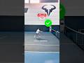 Tennis Forehand Volley Fix (Copy This) #tennis #tennisforehand #forehand #tennisshorts