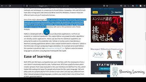 python, R or SPSS which one is better for statistical analysis