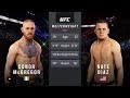 Conor McGregor vs. Nate Diaz (EA Sports UFC 3) - CPU vs. CPU - Crazy UFC 👊🤪