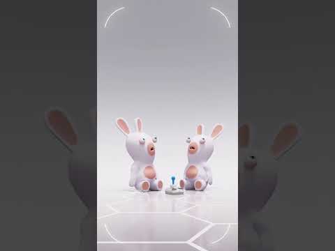 Levitating for Food?! π²π° #rabbids #rabbidsinvasion #shorts