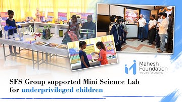 SFS Group supported Mini Science Lab for underprivileged children