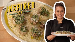 Antonia Lofaso's Osso Buco Over Risotto | Inspired by The Julia Child Challenge | Food Network screenshot 4