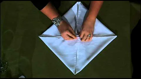 Rose Fold - Table Napkin Fold