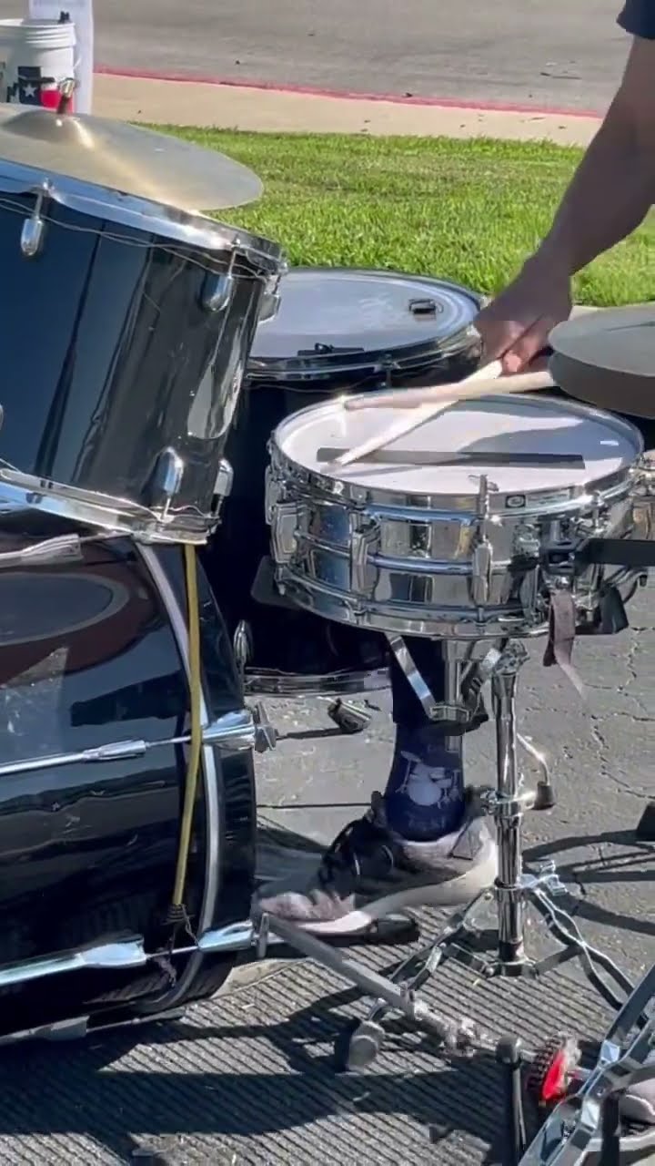 #streetperformer #drumperformance #texas - Brian Foster playing drums, December 22, 2024