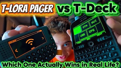 LILYGO T-LoRa Pager vs T-Deck — The Ultimate ESP32 Battle!