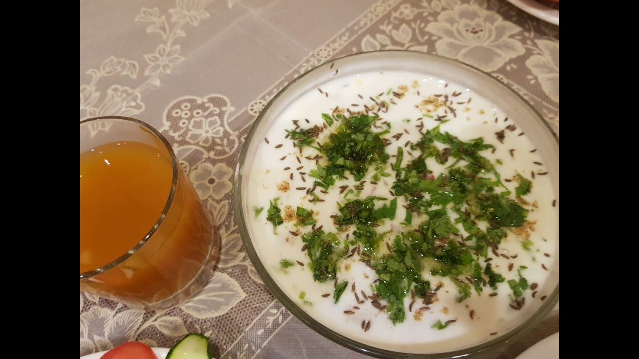 Kado raita | Squash Sauce | Легкая закуска из кабачка - YouTube
