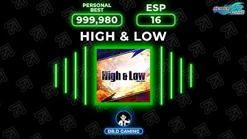 High & Low ESP 999,980 2p DDR A20+ 2022