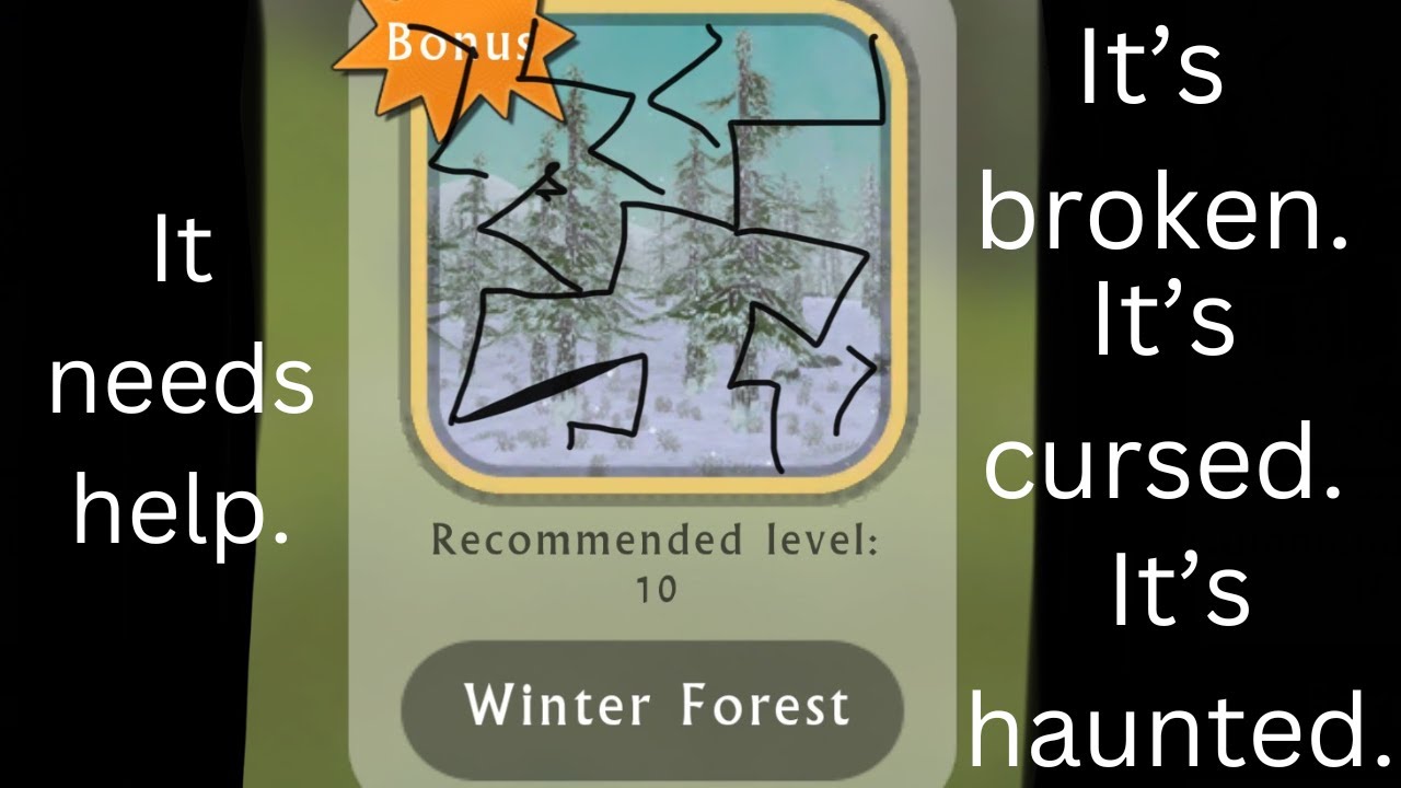 The Winter Forest in WildCraft is BROKEN (And not in a good way!) - YouTube