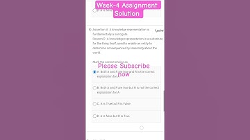 Fundamentals of Artificial intelligence week-4 Assignment Solution #nptel2025 #solution #week