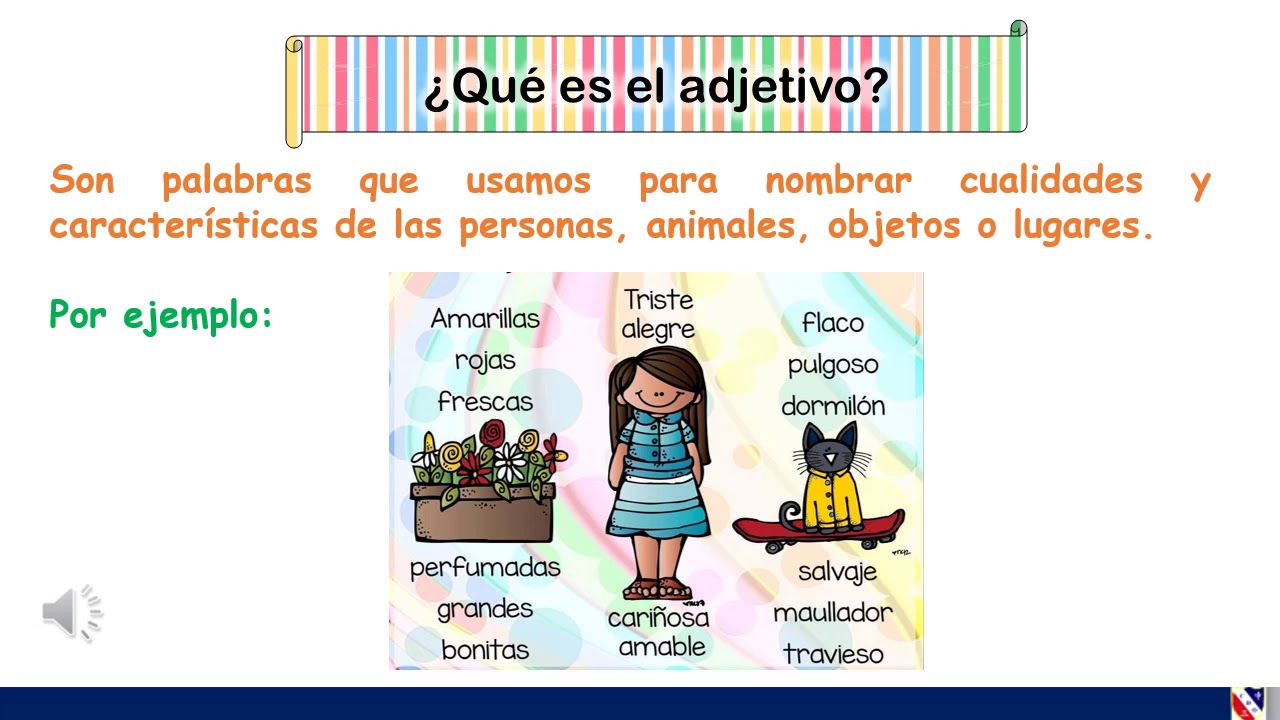 Clase Adjetivo Calificativo Para Niños 2 Grado Youtube