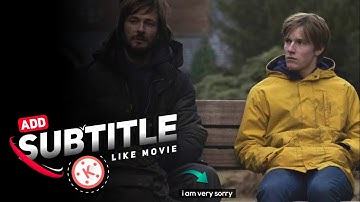 How to add video subtitles like movie with kinemaster 🔥