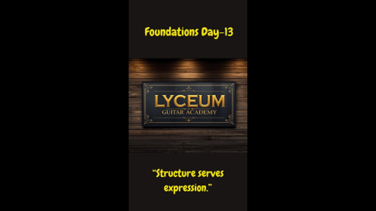 Day 13 of the Lyceum Guitar 30-Day Foundations series.