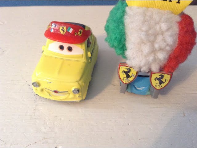 Disney Cars Ferrari Fan Luigi and Guido Review - YouTube