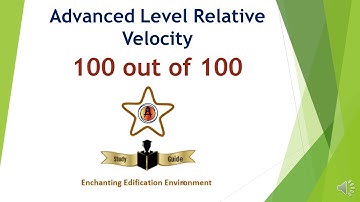 Advanced Level Relative Velocity 100 out of 100 #easy #education #maths #exam #gce #learning