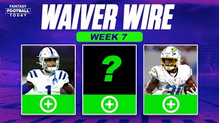 Week 7 Waiver Wire: MUST ADD Players, Injury Replacements & Streamers | 2025 Fantasy Football Advice