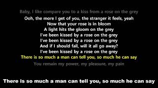 Kiss From A Rose (Lyrics) - Seal
