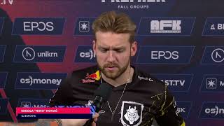 G2 Niko Interview After Game Navi Deserved This