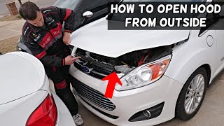 HOW TO OPEN HOOD THAT IS STUCK ON A CAR