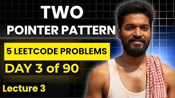 Day 3/90 🔥 Master Two Pointer Pattern | 5 LeetCode Problems Explained | Babua DSA Patterns 2025 #dsa