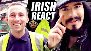 Irish People's HONEST REACTION When The Queen Died & New Royal Family King!!