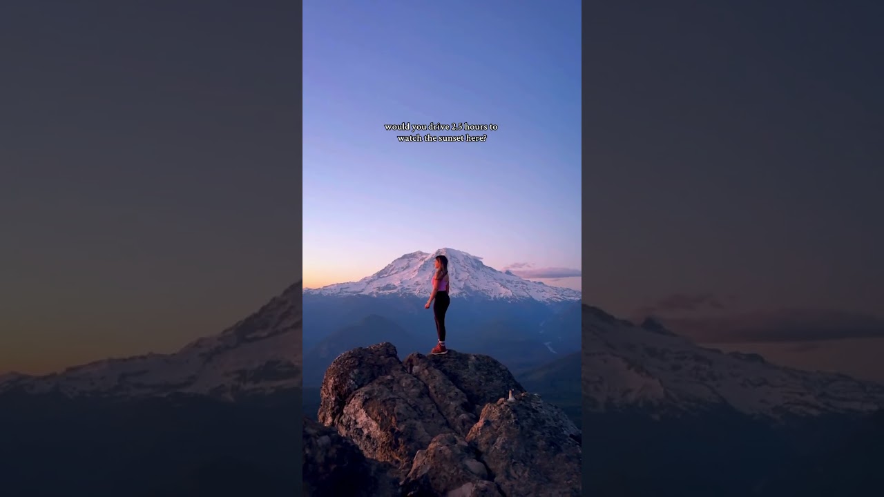 a summer night in Mt Rainier 🌋