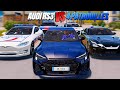 Course poursuite audi rs3 vs police en offroad  arma for life