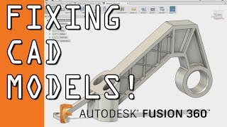 Celebrity Fusion 360 Direct Modeling: A GREAT way to fix CAD models! FF83 Wealth