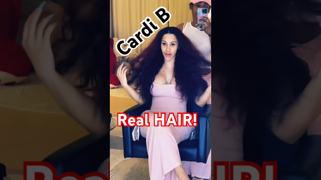 Watch #cardib shows off all her #REAL NATURAL HAIR 💯💯🥰💙 on YouTube Watch #cardib shows off all her #REAL NATURAL HAIR 💯💯🥰💙 on YouTube