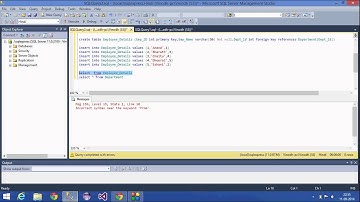 4.SQL Server Tutorial-Hindi(Primary key,Foreign key,Not null)