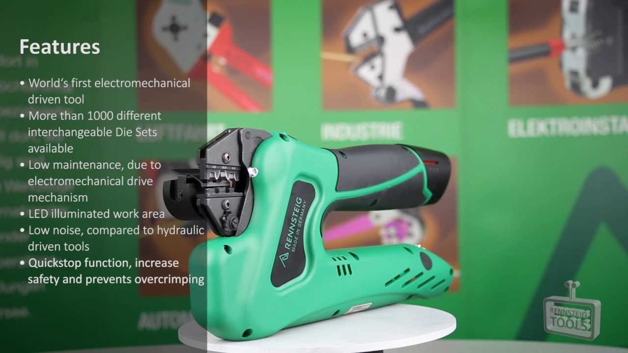 World's first electromechanical driven crimp tool - eForce