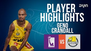 🏀Damn! Geno Crandall (18 points) Highlights vs. BG Göttingen | easyCredit BBL | Dyn Basketball Profile