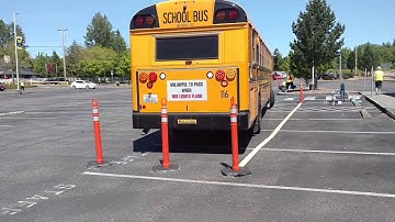 School Bus Rodeo parallel parking a school bus!!!