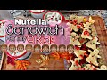 Strawberry 🍓 Nutella Sandwich For My 9 Kids! | After School Lunch Ideas