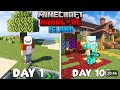 We Survived 100 Days In Forever World In Minecraft Hardcore..!