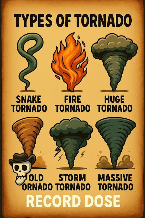⚡Types of Tornado You’ve Never Seen Before! 🌪🔥 #Shorts
