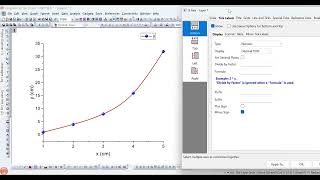 Plotting graphs in Origin Pro 2019b