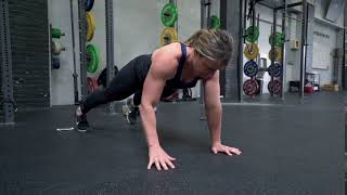 Plank with Forward Taps | CrossFit Invictus