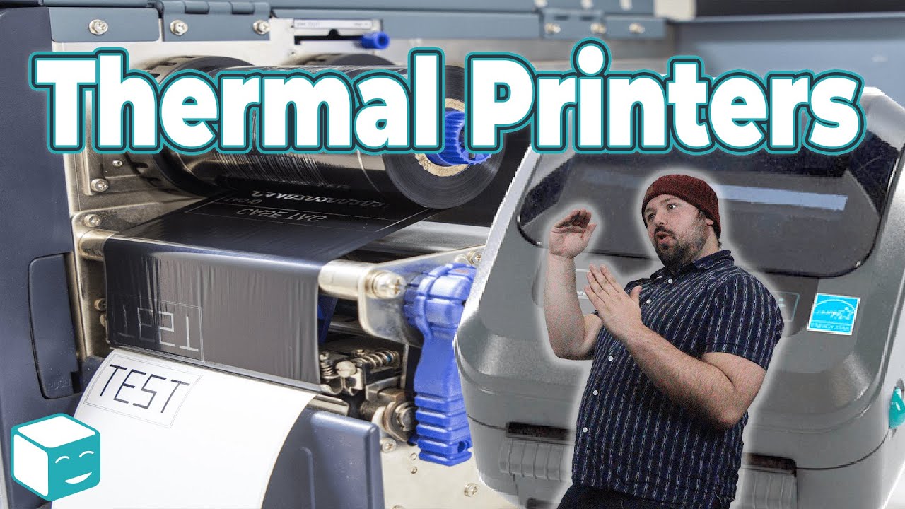 How do thermal label printers work?